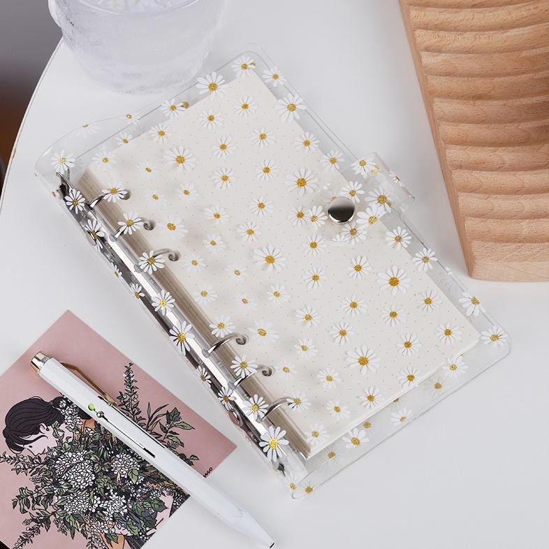 

COD A6/A5 BINDER BUKU CATATAN COVER CLEAR BINDER AESTHETIC SOFT PVC NOTEBOOK MG GRATIS ONGKIR