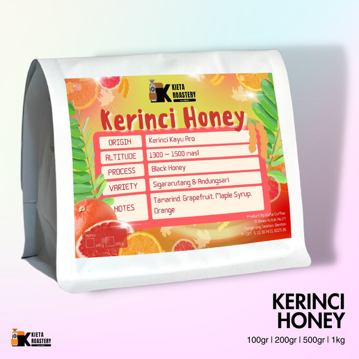 

Kopi Arabika Kerinci Honey Premium 250Gr