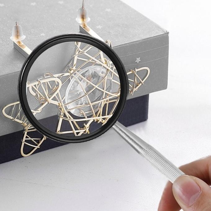 

Kaca Pembesar 35x AB77 / Lup Lensa Magnifier Handheld / Membaca H85ID