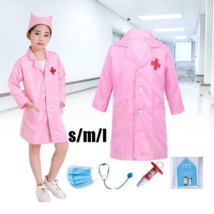 Mainan Baju Dokter Kecil Anak Perempuan Stetoskop