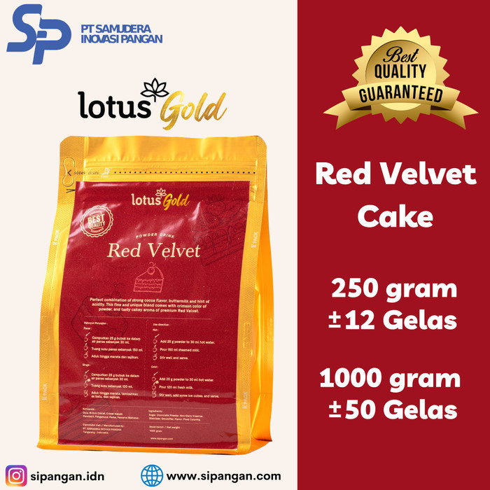 

Lotus Red Veet Powder - Bubuk Numan Rasa Red Veet