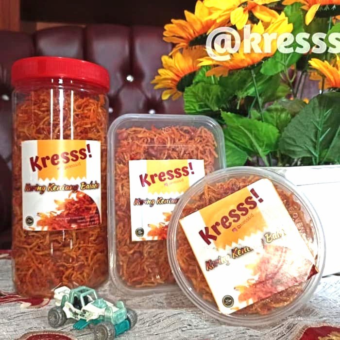 Kresss Kentang Crispy Balado Mustofa - Toples 1000Ml