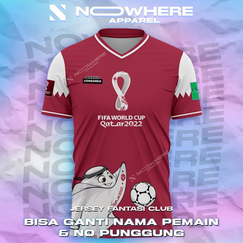 JERSEY Piala Dunia Qatar 2022
