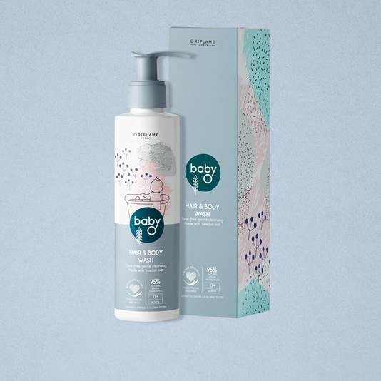 Produk Terbaik] ORIFLAME BABY O HAIR & BODY WASH SHAMPOO DAN SABUN MANDI BAYI USIA 0+