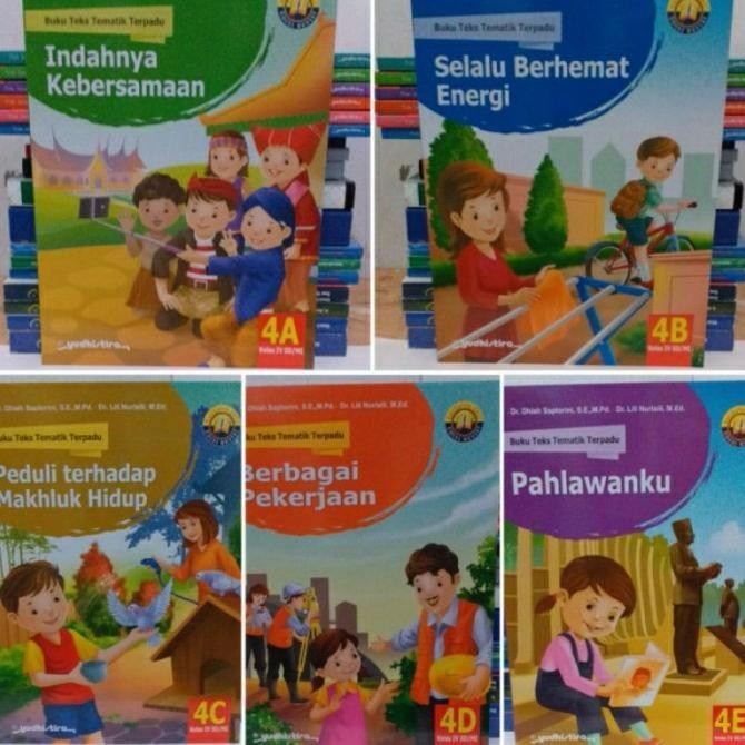 [Promo] Buku Paket Tematik Jilid 4A Sampai 4E Untuk Sd/Mi Kelas Iv Yudhistira