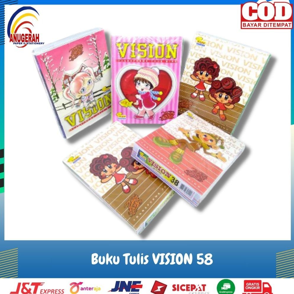 

Fx-45 Buku Tulis Vision 58 Murah (Pak) Murah