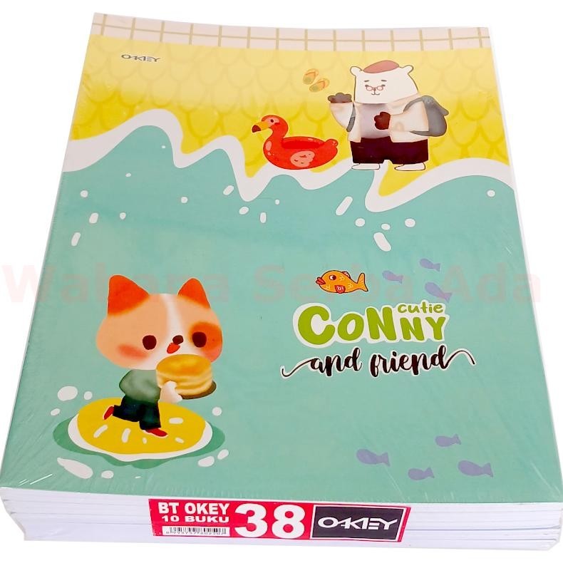 

D-54 Buku Tulis Kiky Okey Isi 38 Lembar 1 Pack Sale