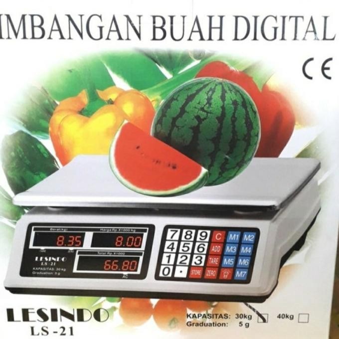 [Bayar Di Tempat] Timbangan Digital Lesindo L 21 30Kg