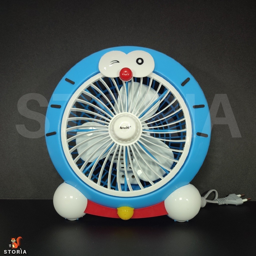Kipas angin karakter Kipas Angin Duduk Desk Fan Doraemon 7" DM06 - Arashi