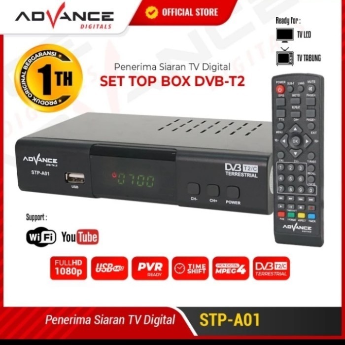 Set Top Box Tv Digital Buat Tv Tabung Dan Led