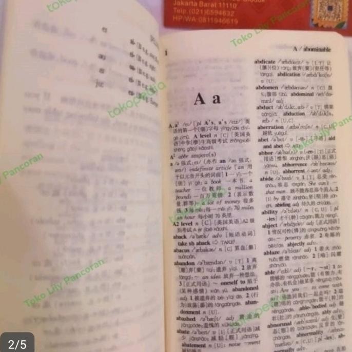 [New] Concise Dictionary/Kamus Mandarin Inggris/Kamus Mandarin L