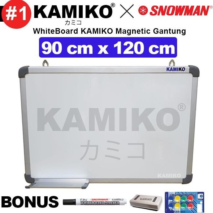 

Jual Kamiko Premium Whiteboard 90 X 120 Spidol, Hapusan, Magnet