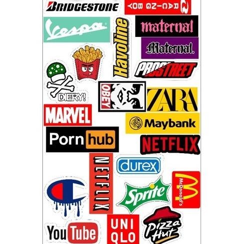 

Stiker Mini New Isi 100Pcs 2 Warna Bahan Graftac Waterproof Best Seller