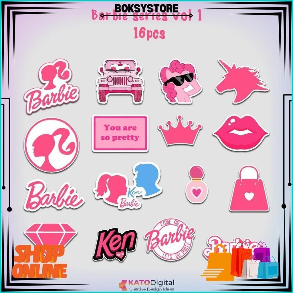 

Stiker Barbie Anti Air Diy Laptop Hp Notebook Tumblr Sticker Barbie Princes Kartun Gratis Ongkir