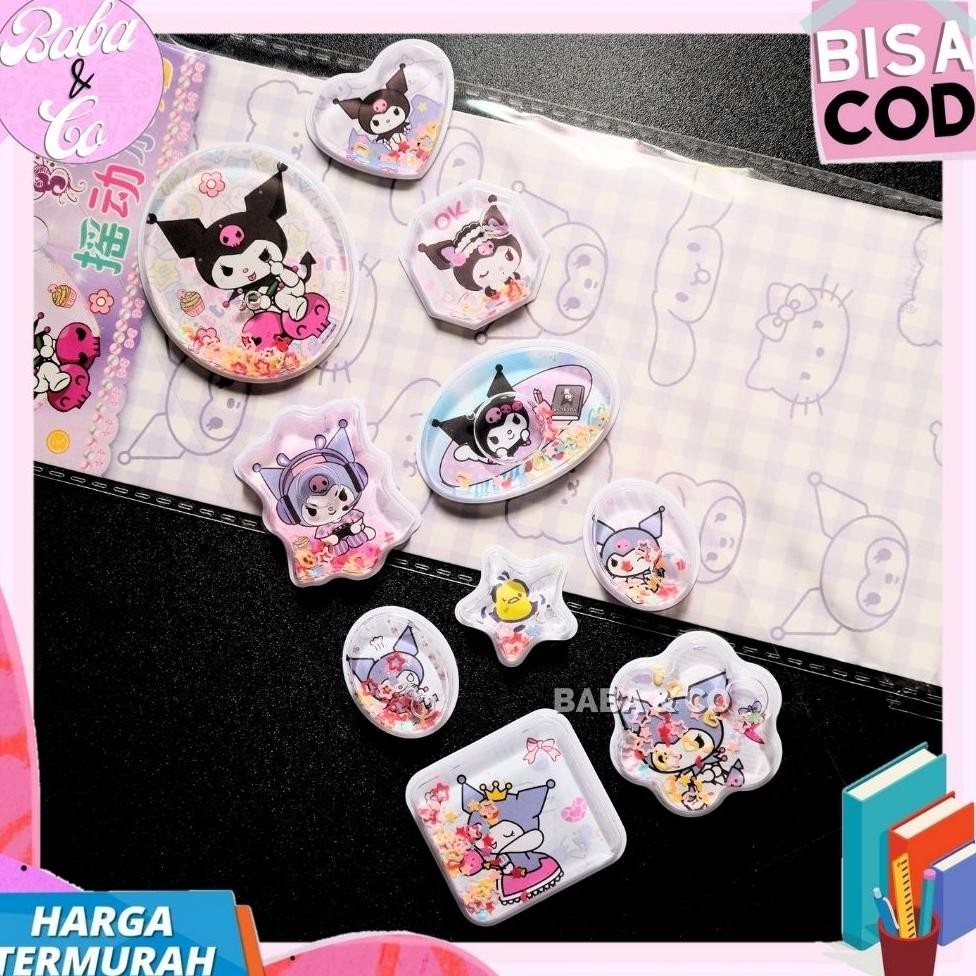 

Stiker Sanrio 3D Water Seal Sticker Sanrio Isi Air Manik Lucu Unik 3D Stiker Air Glitter Sanrio 3D Water Seal Cod