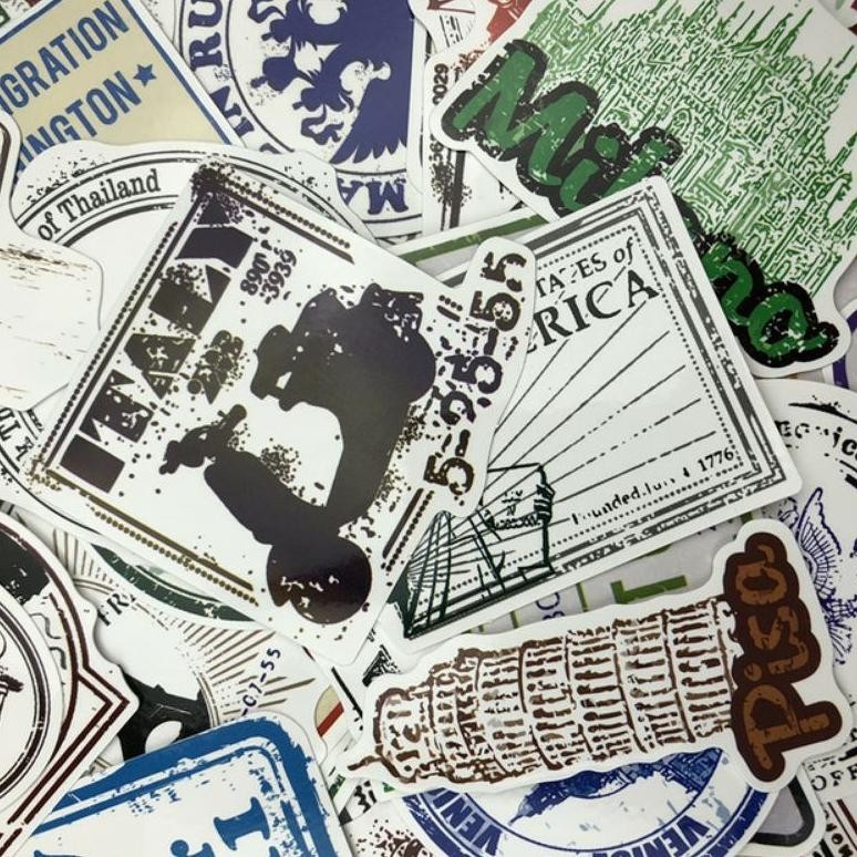 

Stiker Pack Travel Style 260079- Stiker Aesthetic Keren Imut Laptop, Aksesoris Hp, Anti Air, Motif, Helm, Tumbler, Koper, Kulkas Sale