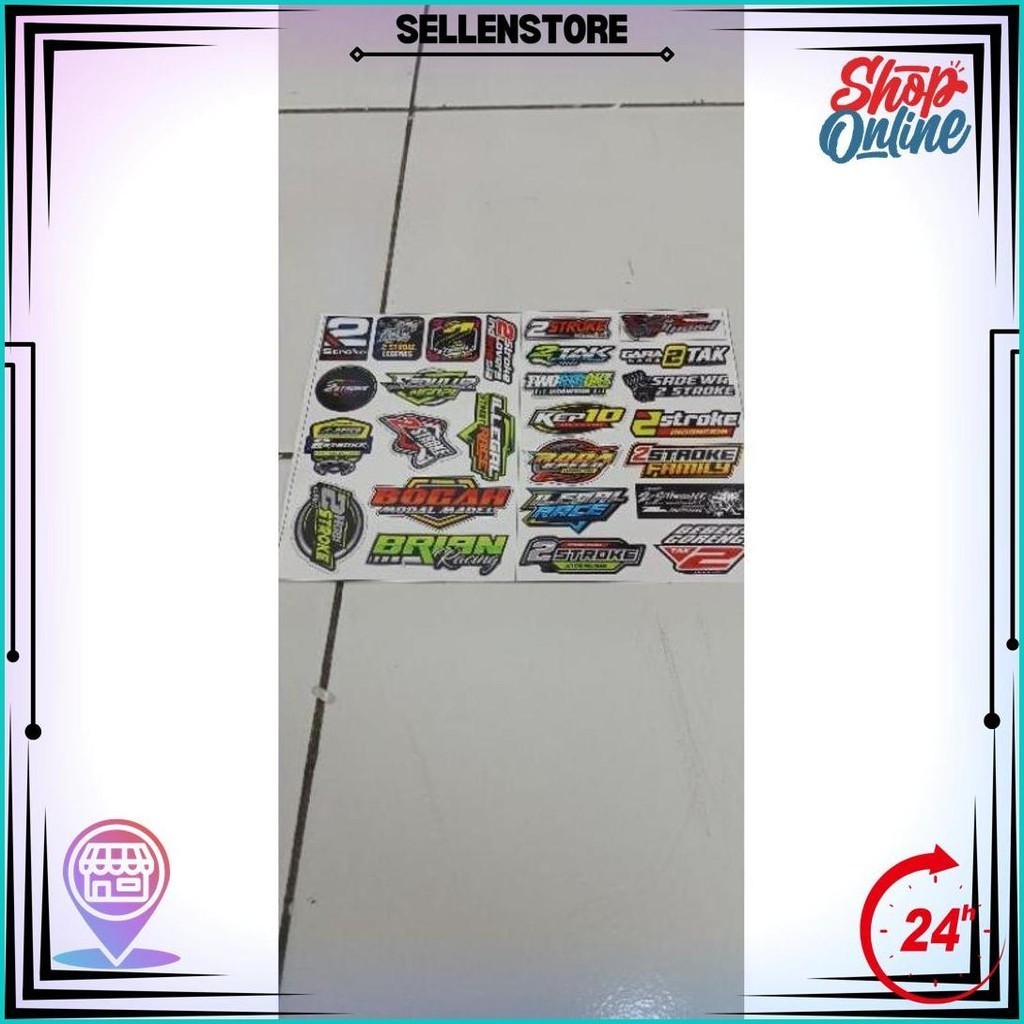 

Terbaru 1 Paket 26 Pcs Sticker 2 Tak Viral Anti Air Sudah Di Print Cutt Cod