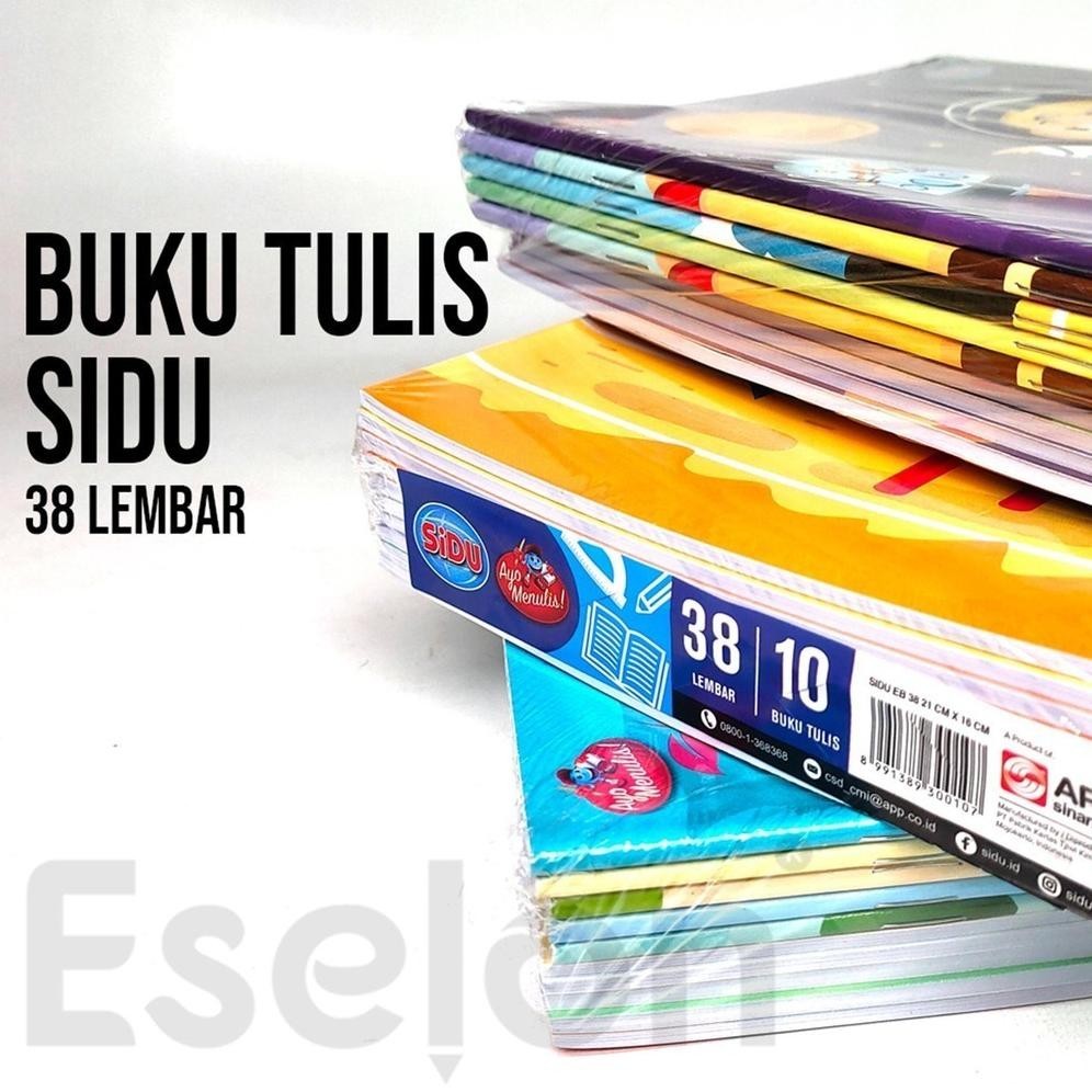 

SALE 10pcs Buku Tulis SIDU Garis 38lembar / 1pack Buku Tulis SIDU 38lembar / Buku Tulis SIDU GB29