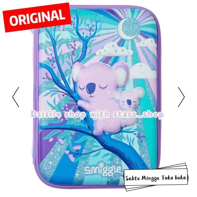 

Jual Smiggle Moonlit Hardtop Triple Up Pencil Case Original - Koala/Unicorn