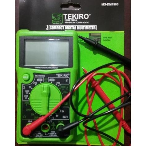 DFG Tekiro Multimeter Digital Multitester Avo Meter MS-DM190 Compact Digital Multimeter Bisa - ANALO