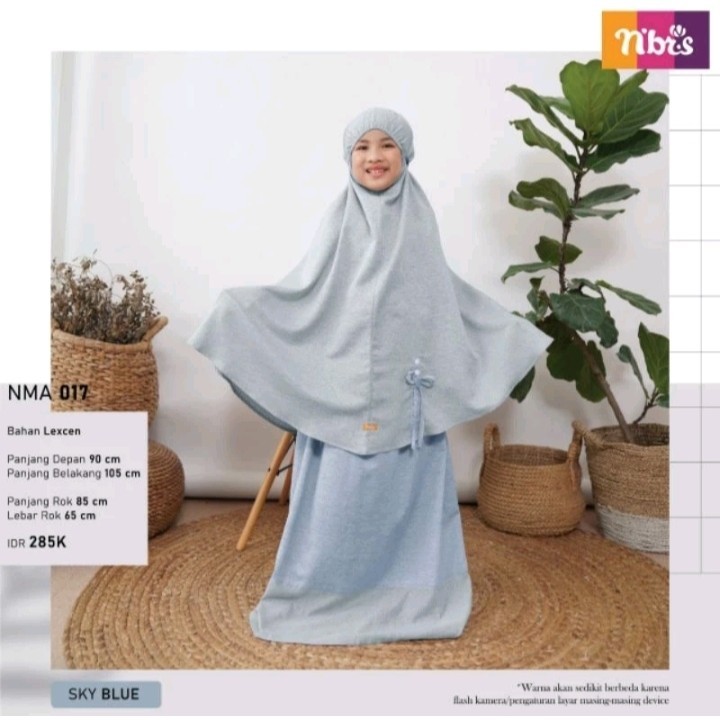 Nibras Mukena Anak Nibras Mukena Nma 017 Soft Pink