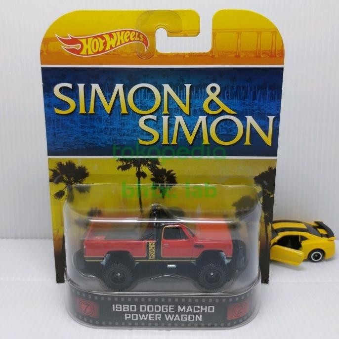 Hot Wheels Retro 1980 Dodge Macho Power Wagon Simon & Simon Hotwheels