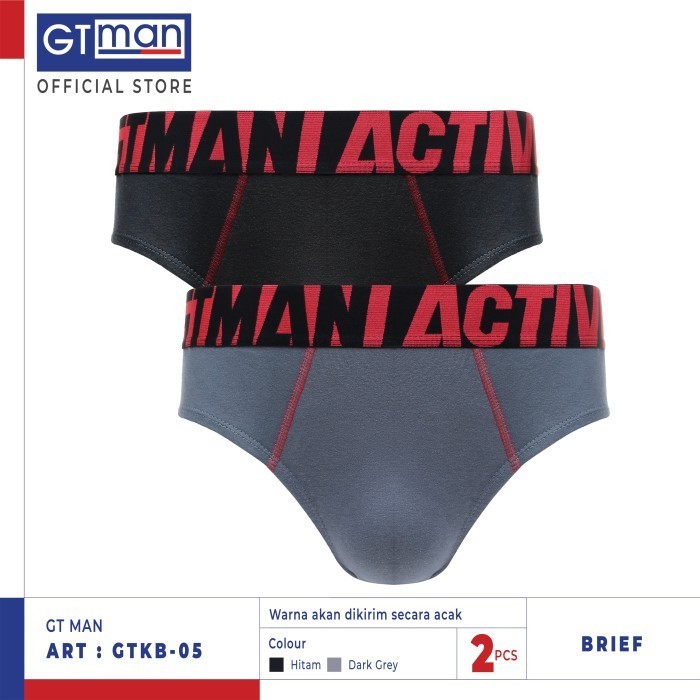Man Gt Man - Mini Brief - Gtkb05 - 2Pcs Multicolour