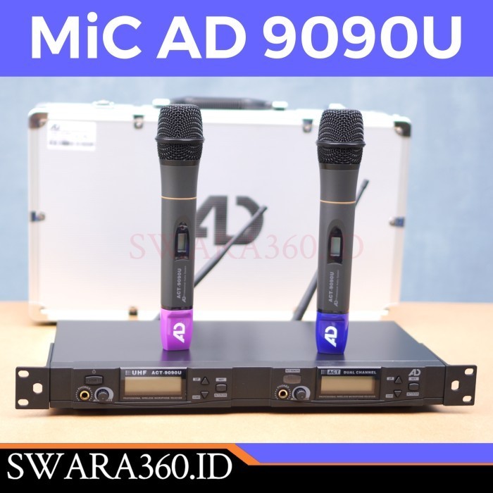 Microphone Wireless Ad 9090U Isi2 Mic Handheld