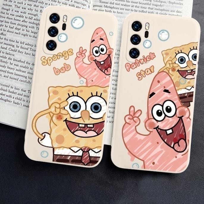 CASE OPPO F9 F9 PRO CASING HP SOFTCASE MOTIF SPONGEBOB PATRICK