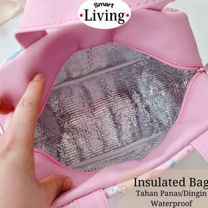 Smrtliv Thermal Lunch Bag / Tas Bekal Termal Anak Perempuan Anak Laki