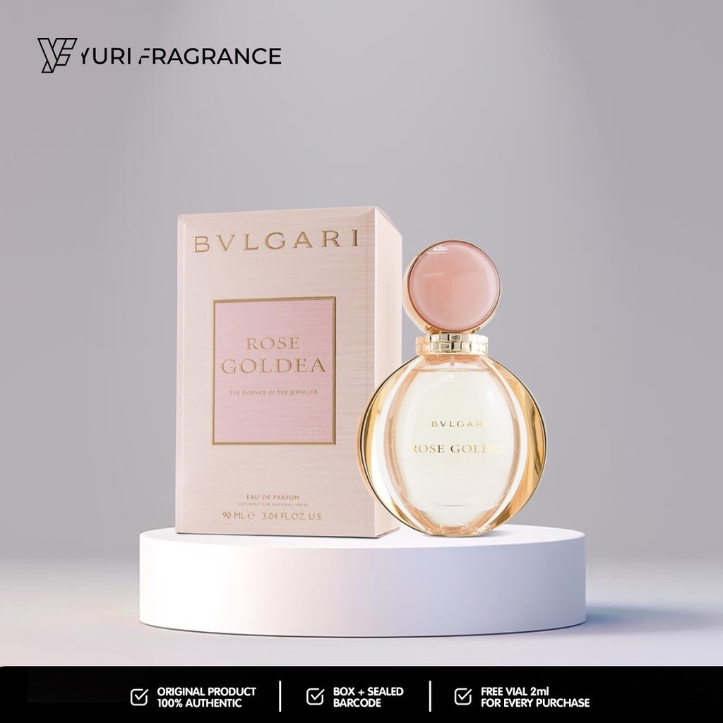 Bvlgari Rose Goldea The Essence Of The Jeweler EDP 90ml Original Box Segel Lengkap