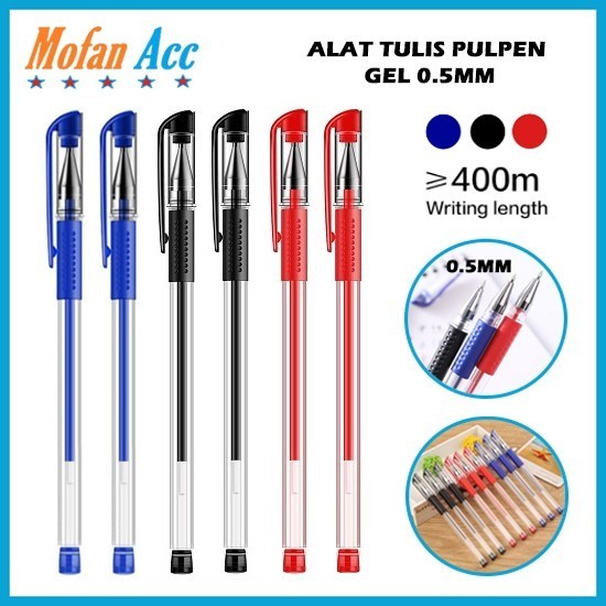 

TERBARU Pulpen Gel Ink 0.5Mm Alat Tulis Perlengkapan Sekolah Pena Gel Standart