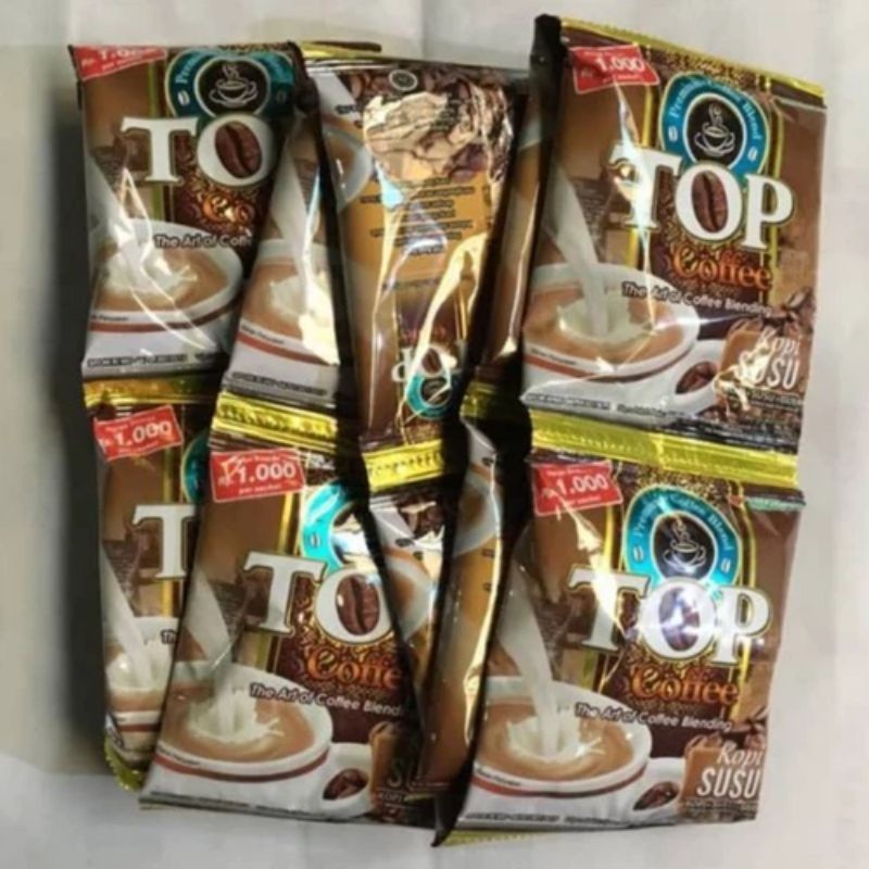 

RBs Top Kopi Susu Per 12Sachet 1 Renteng- Top Kopi Susu + Packing Aman EMy