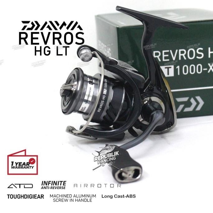 TERMURAH - Reel Daiwa REVROS HG LT [2020] Power Handle | Garansi | 1000 - 6000