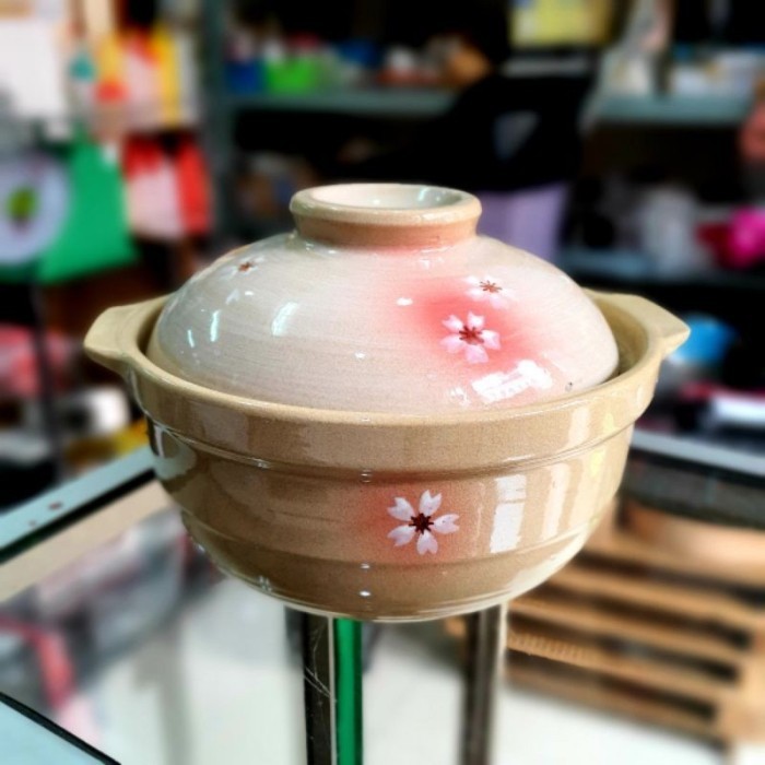 Mangkok Sapo Casserole Dalam Bahan Keramik Yoshikawa