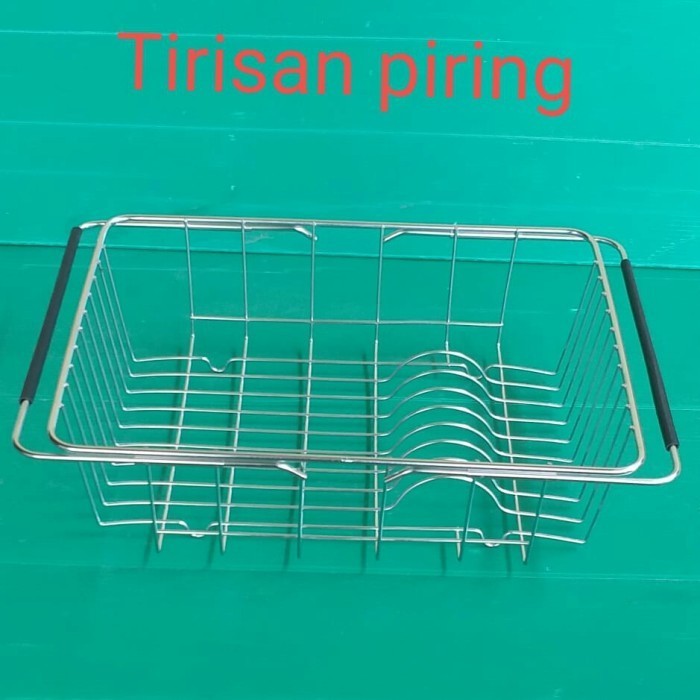 Rak Tirisan Piring Wastafel Cuci Piring Stainless