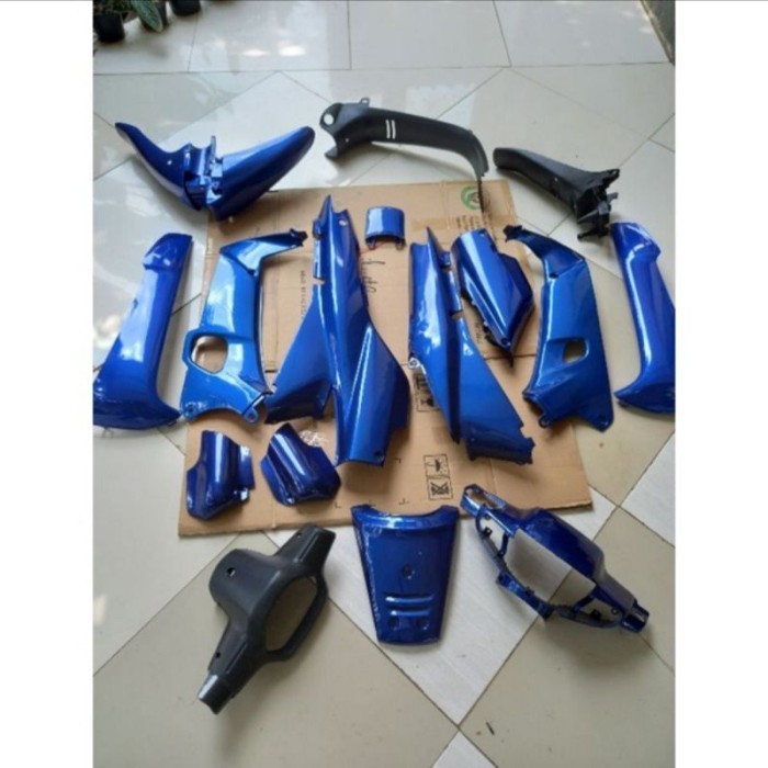 Body Full Set Honda Supra Fit Lama / Supra X Lama Biru Murah