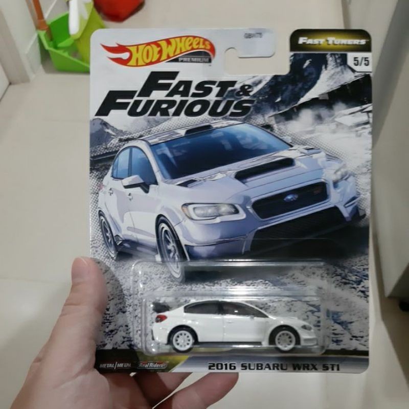 Hot Wheels Fast Furious FF 2016 Subaru WRX STI Fast Tuners