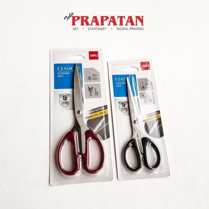 

Gunting Deli 6009 7 in 180mm Stainless Steel / Deli Scissor