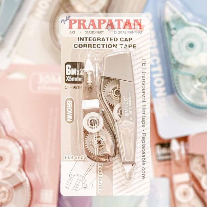 

V-TEC Correction Tape CT-951F | Tip Ex Kertas