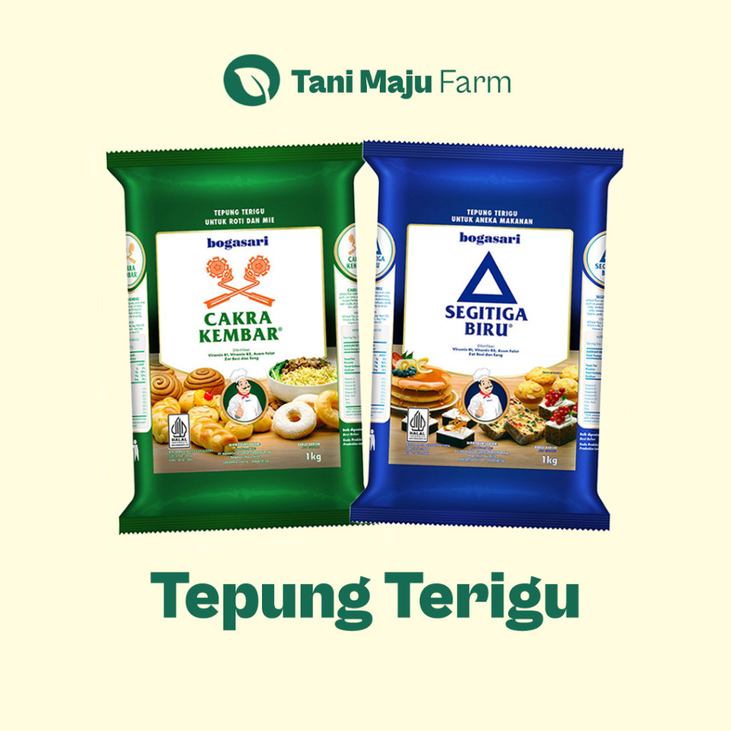 

BOGASARI - Bogasari Tepung Terigu Segitiga Biru Cakra Kembar - Bahan Masak & Bumbu