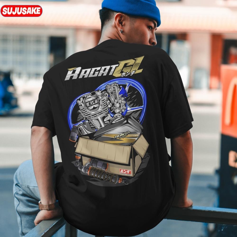 Promo Baju Kaos Ragat Honda Gank Herex Gl 100 Gl100 Max