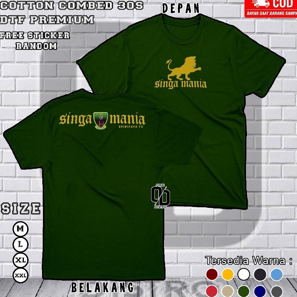 Promo Baju Kaos Distro Singa Mania Sriwijaya Fc