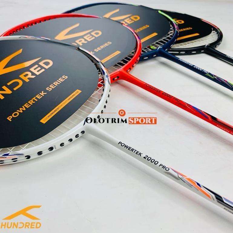 Df-7 Raket Badminton Hundred Powertek 2000 Pro Original Sale