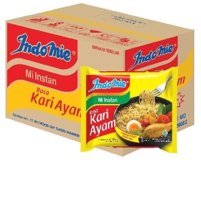 

Indomie Kuah Kari Ayam 1 Dus / Karton Isi 40 Pcs Mie Instan Revi Staroutlet