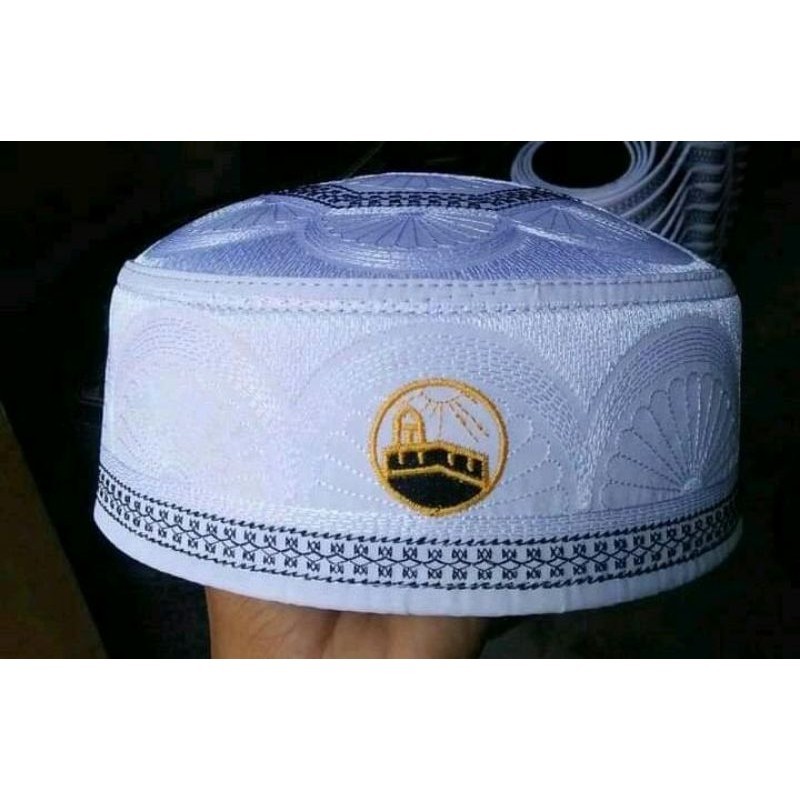 KNDEGAN_SYAL - PECI MALAYSIA LOGO KABAH ISI 10 PCS UKURAN 5-9 KOPIAH TERBARU TERLARIS