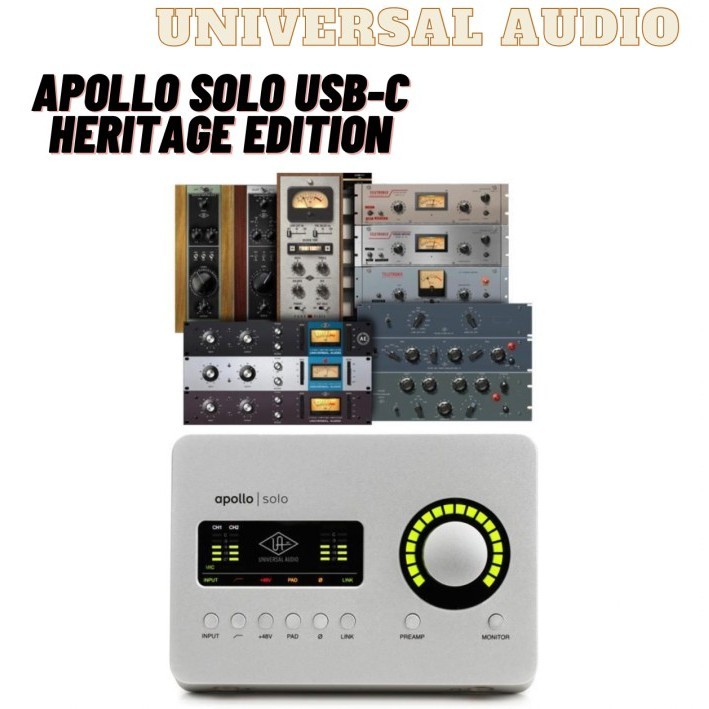 

Universal Audio Solo USB-C Audio Interface with UAD DSP