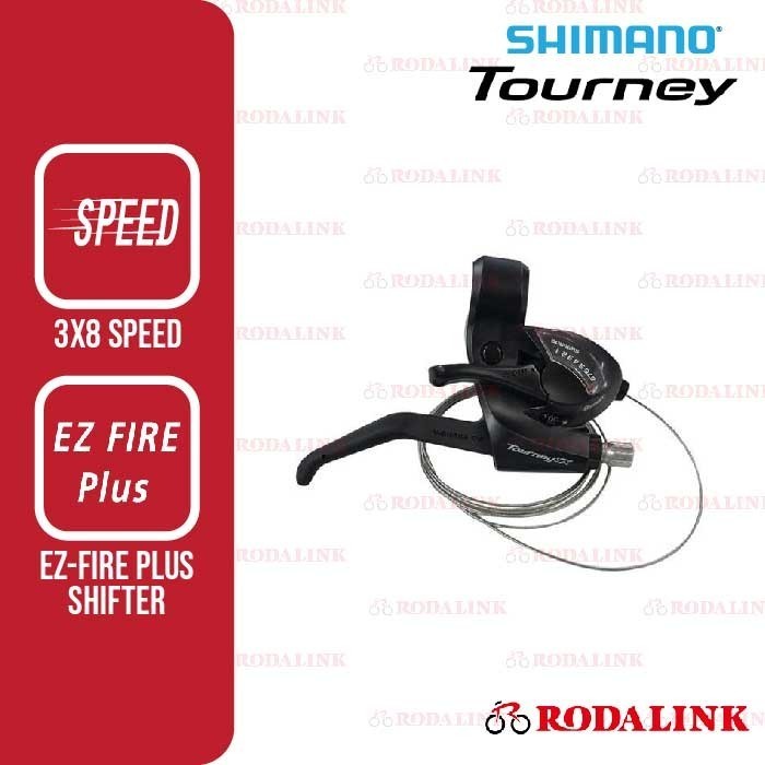 Shimano Shifter Sepeda Tourney TX800 3x8 Speed