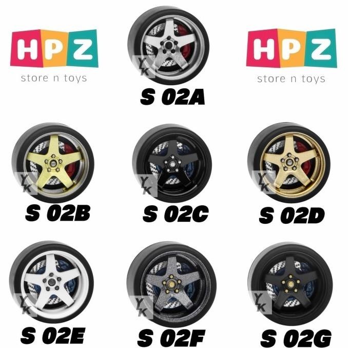Ban Karet Hotwheels Premium Alloy Carlomo S02 Tokonisaya