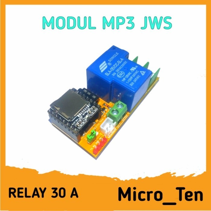 Modul Mp3 Jws Auto Tartil Relay 30 A